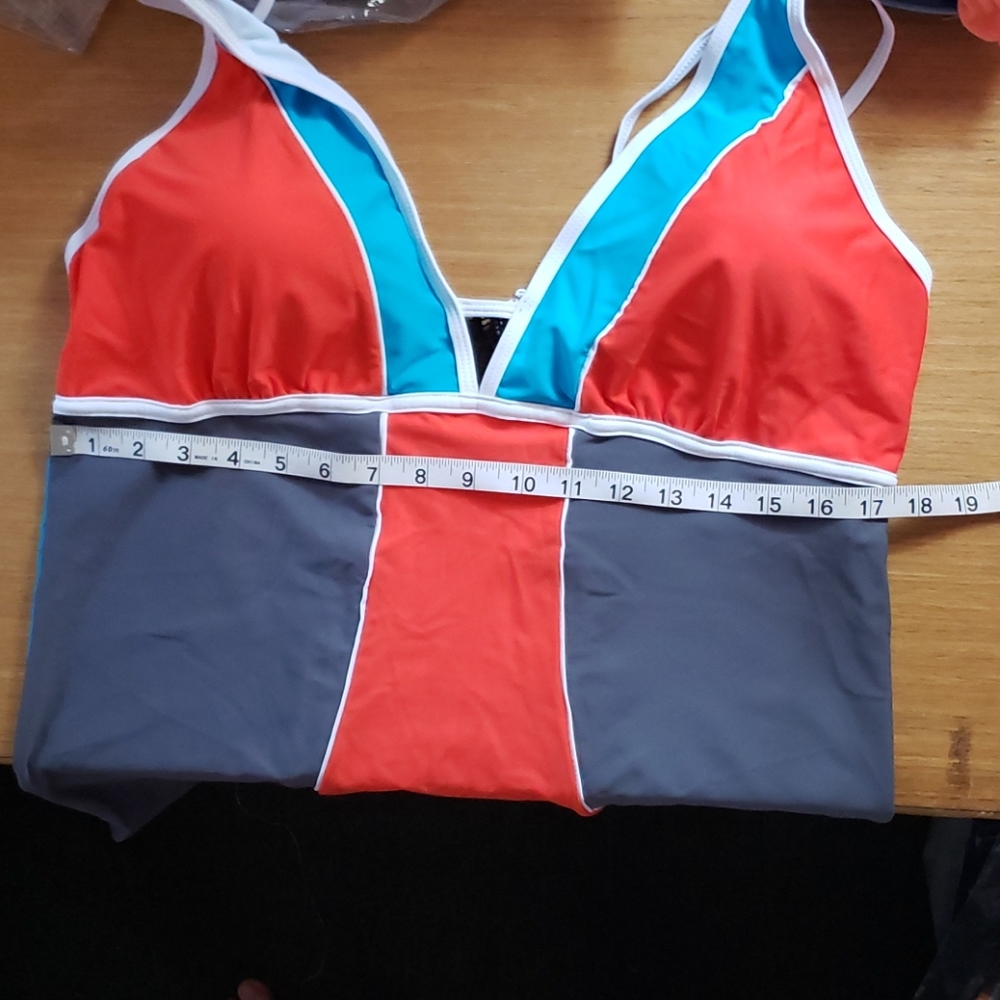 *Plus Size* 🏊‍♀️🤽‍♀️🏄‍♀️Orange Swimsuit/Bathingsuits - Picture 6 of 8